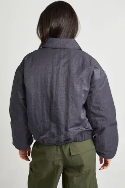 boohoo Veste Bomber Oversize À Col<Femme Vestes & Manteaux|Bombers