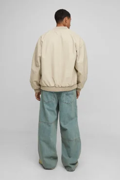 Veste bomber oversize en synthétique souple