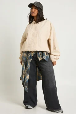 Veste Bomber Oversize Grande Taille