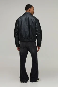 Veste Bomber Réversible Coupe Boxy En Synthétique & Carreaux Avec Fermoir De Pompier