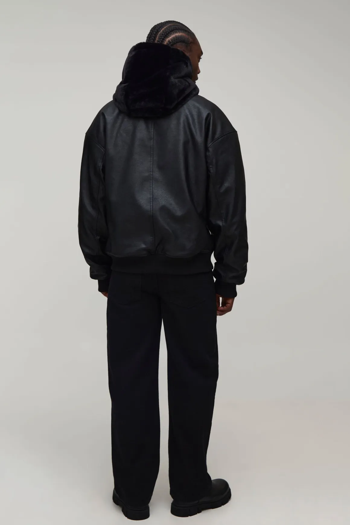 Veste Bomber Réversible Oversize À Casynthétiqueche En Synthétique Et Synthétiquecuir Pour Homme Grand