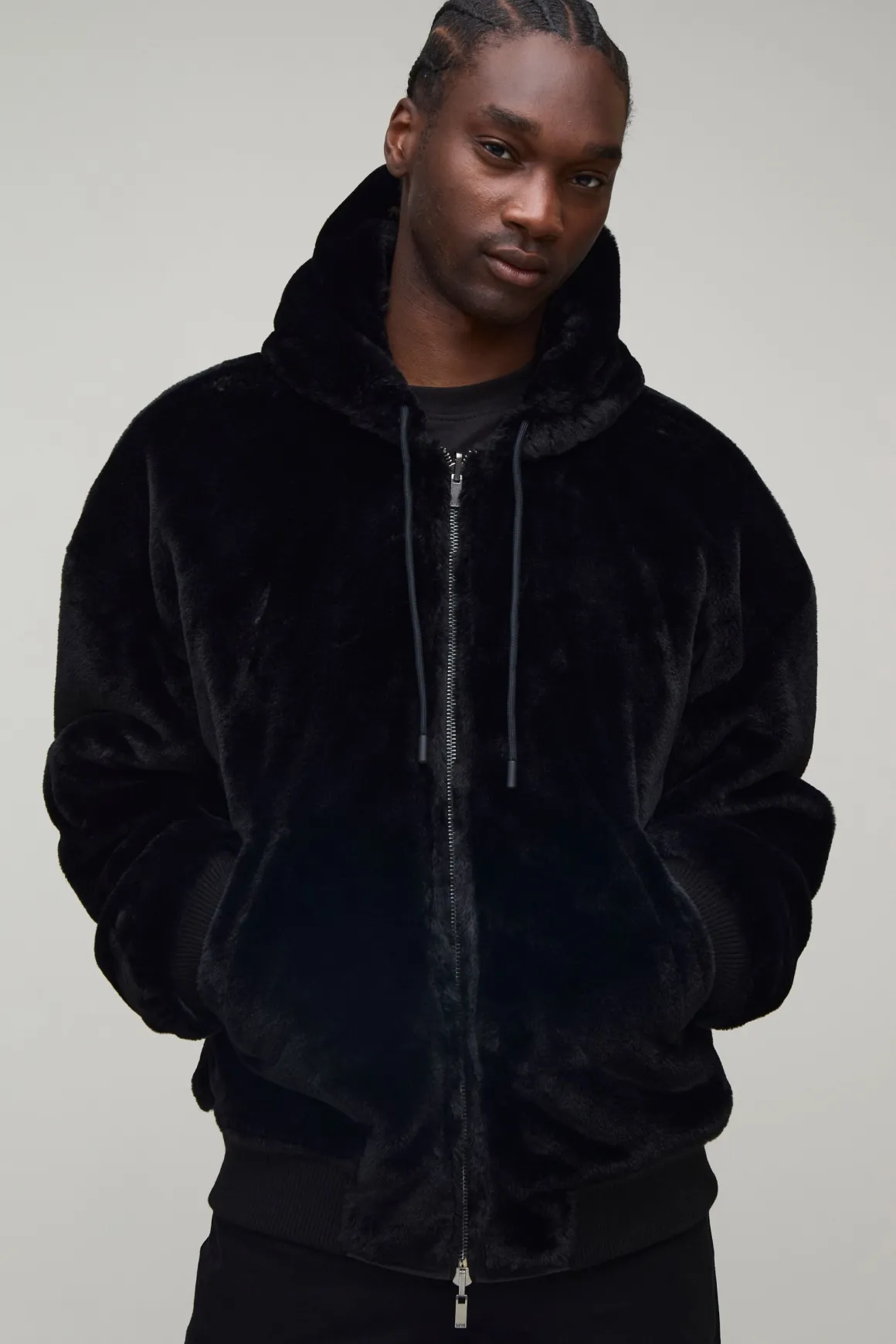 Veste Bomber Réversible Oversize À Casynthétiqueche En Synthétique Et Synthétiquecuir Pour Homme Grand