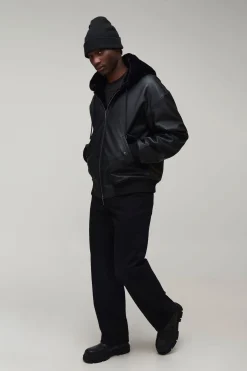 Veste Bomber Réversible Oversize À Casynthétiqueche En Synthétique Et Synthétiquecuir Pour Homme Grand