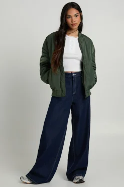 boohoo Veste bomber surdimensionnée<Femme Vestes & Manteaux|Bombers