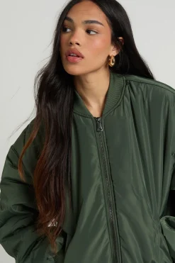 boohoo Veste bomber surdimensionnée<Femme Vestes & Manteaux|Bombers