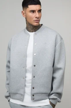 Veste Bomber Tall Oversize Boxy Scuba Chinée