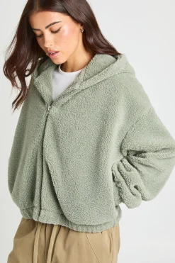 Veste Bomber Teddy À Casynthétiqueche