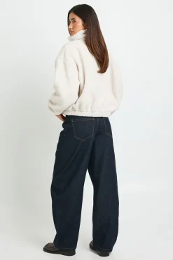 boohoo Veste Bomber Teddy À Col Montant<Femme Vestes & Manteaux|Manteaux Teddy