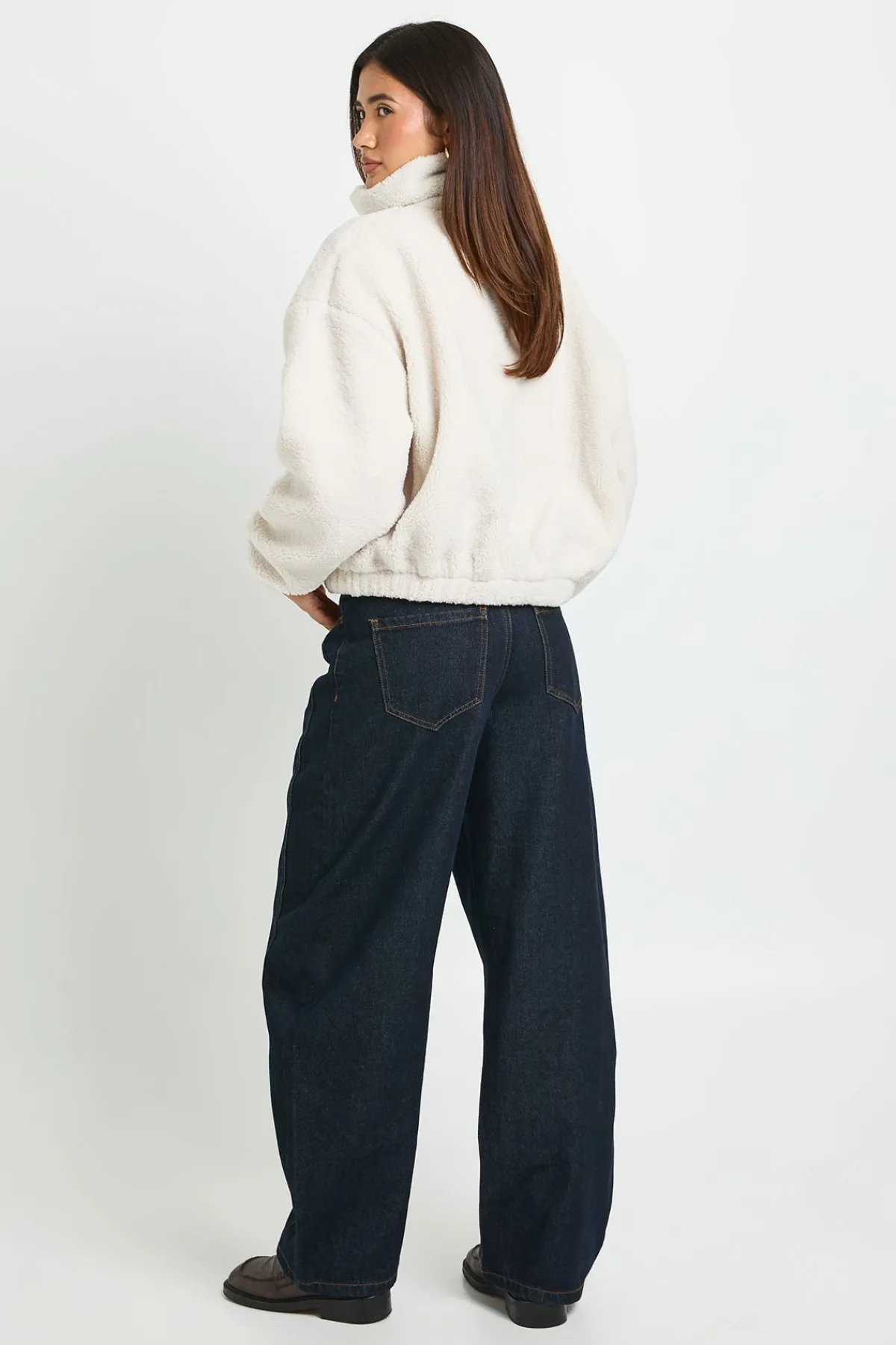 boohoo Veste Bomber Teddy À Col Montant<Femme Vestes & Manteaux|Manteaux Teddy
