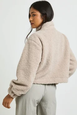 Veste Bomber Teddy Zippée Petite