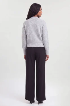 KarenMillen Veste Bomber Tricotée Douillette En Mélange De Laine<Femme Manteaux Et Vestes D’Automne|Vestes & Manteaux