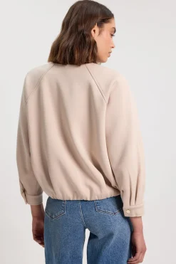 KarenMillen Veste Bomber Zippée En Jersey Scuba<Femme Vestes & Manteaux|Bombers