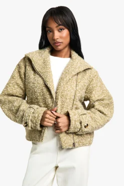 Veste Boucle Wool Look