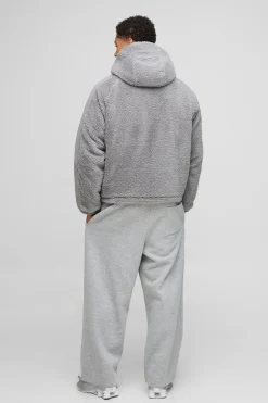 boohooMAN Veste à capuche coupe régulière en synthétique et mélange de nylon<Homme Manteaux Et Vestes
