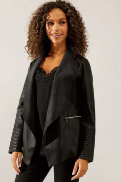 Veste Cascade en synthétique Noir