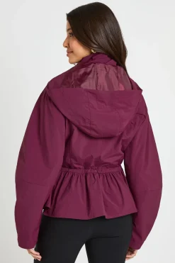 Veste À Casynthétiqueche Avec Taille Froncée