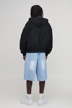 Veste À Casynthétiqueche En Sergé Coupe Ultra Oversized