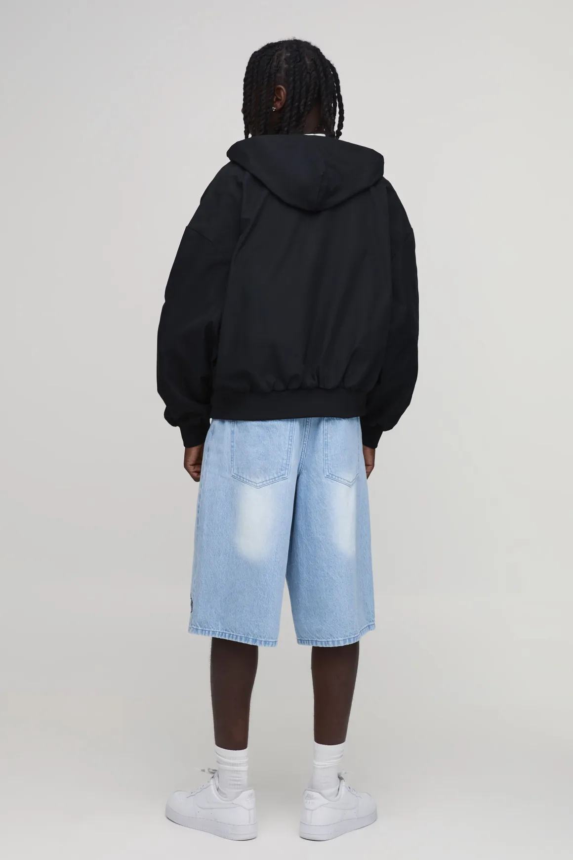 Veste À Casynthétiqueche En Sergé Coupe Ultra Oversized