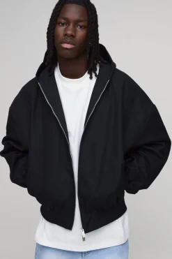 Veste À Casynthétiqueche En Sergé Coupe Ultra Oversized