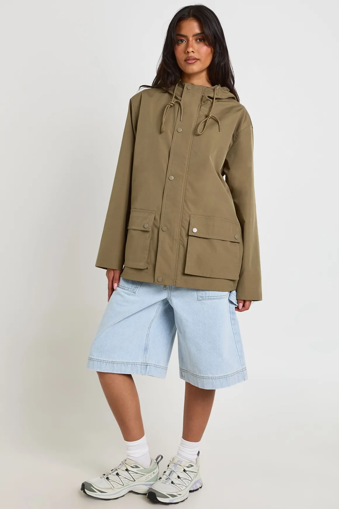 Veste À Casynthétiqueche Zippée