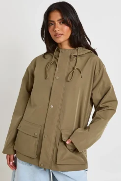 Veste À Casynthétiqueche Zippée