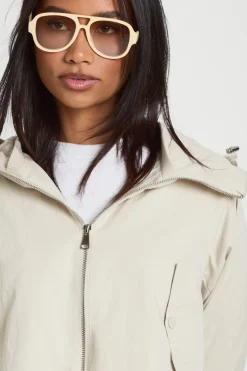 Veste À Casynthétiqueche Zippée