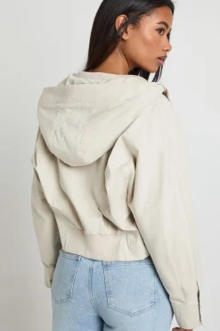 Veste À Casynthétiqueche Zippée
