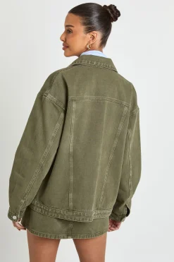 boohoo Veste-chemise En Jean Utilitaire<Femme Denim|Vestes & Manteaux