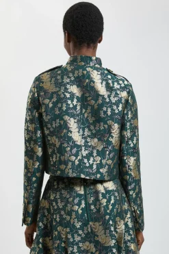 Veste Cintrée À Boutons En Jacquard