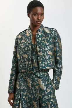 Veste Cintrée À Boutons En Jacquard