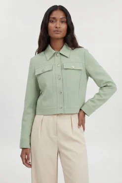 Veste Cintrée À Détails De Boutons