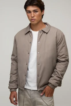 Veste Coach Matelassée À Col