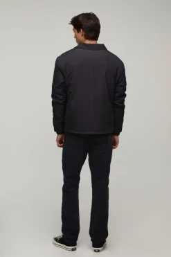 Veste Coach Matelassée À Col Structuré