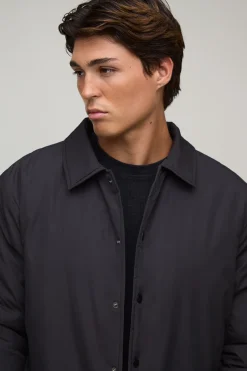 Veste Coach Matelassée À Col Structuré