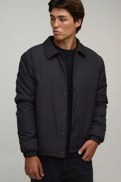 Veste Coach Matelassée À Col Structuré