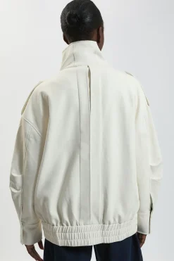 Veste Cocon Décontractée En Synthétiquecuir
