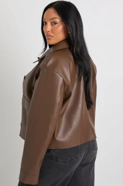 Veste à col boutonnée Plus