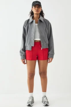 DSGN Studio Veste à Col Brodée avec Fermeture Éclair<Femme Dsgn Studio|Vestes & Manteaux