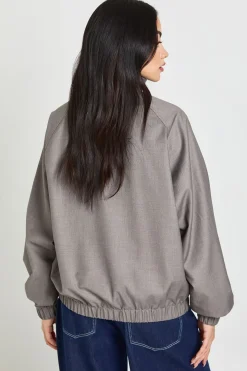 Veste à Col Cheminée