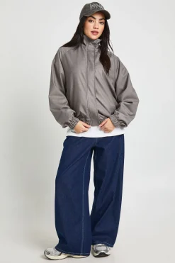 Veste à Col Cheminée