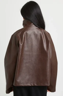 Veste Col Cheminée En Synthétique
