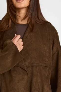 boohoo Veste Col Châle En Synthétique<Femme Vestes & Manteaux|Vestes En Similicuir