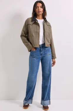 Veste à Col en synthétique