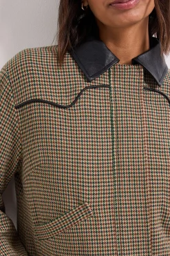 Veste à Col en synthétique