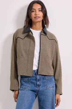 Veste à Col en synthétique