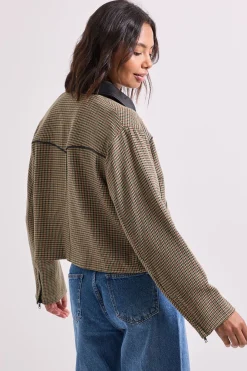 Veste à Col en synthétique