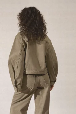 boohoo Veste À Col Montant<Femme Manteaux Et Vestes D’Automne|Denim