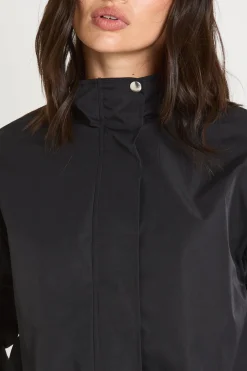 Veste Col Montant Avec Détails D'épaules Structurés