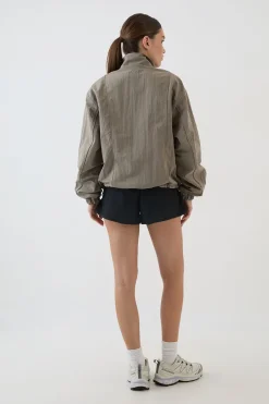 DSGN Studio Veste À Col Montant Effet Peau De Pêche<Femme Vestes & Manteaux|Dsgn Studio