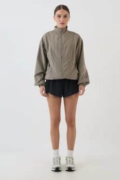 DSGN Studio Veste À Col Montant Effet Peau De Pêche<Femme Vestes & Manteaux|Dsgn Studio